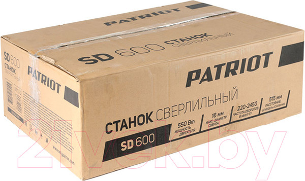 Изображение товара Сверлильный станок PATRIOT SD 600 (с тисками)