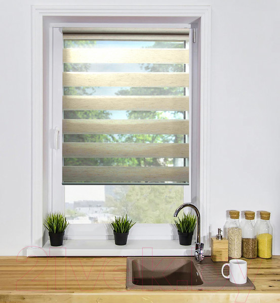 Изображение товара Рулонная штора Lm Decor Грация ДН LB 10-11 61x160 (лен)