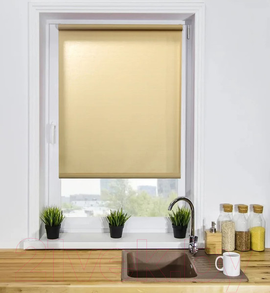 Изображение товара Рулонная штора Lm Decor Лайт LM 30-07C 100x160 (темно-бежевый)