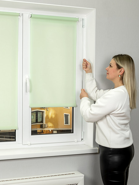 Изображение товара Рулонная штора Lm Decor Лайт LM 30-08C 72x160 (салатовый)