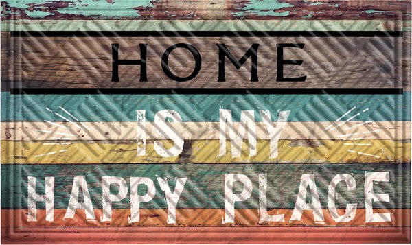 Изображение товара Коврик грязезащитный Multy Home Lima Happy Place EU5000052
