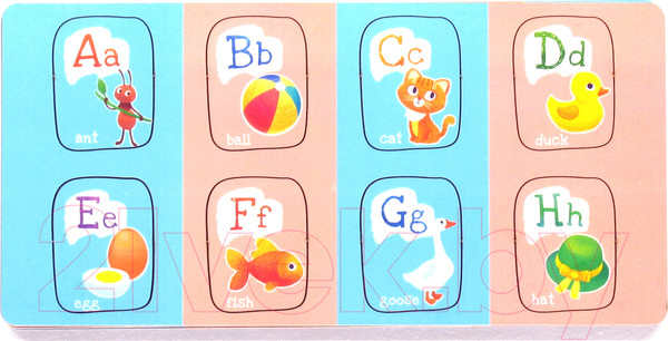 Изображение товара Развивающая игрушка Paremo Вкладыши. Алфавит английский с картинками / PE720-171