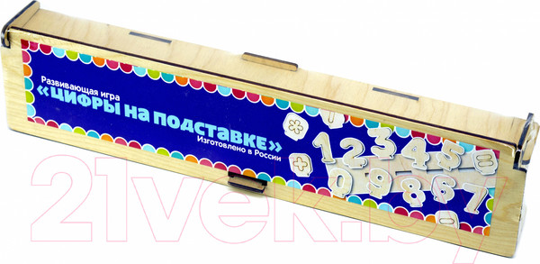 Изображение товара Развивающая игрушка Paremo Цифры с подставкой / PE720-223