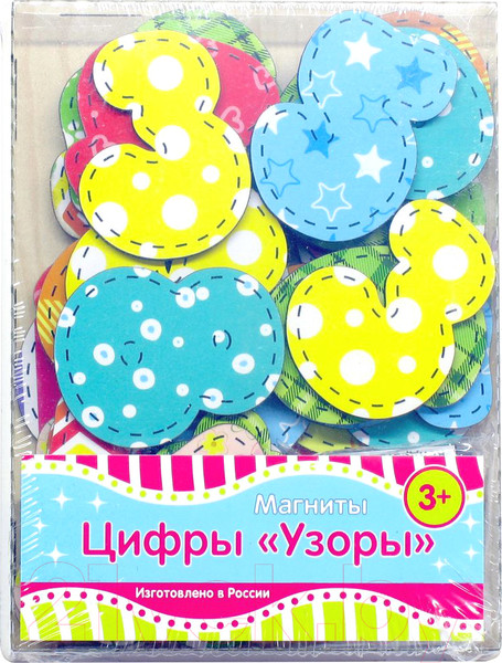 Изображение товара Развивающая игрушка Paremo Цифры с узорами / PE720-214