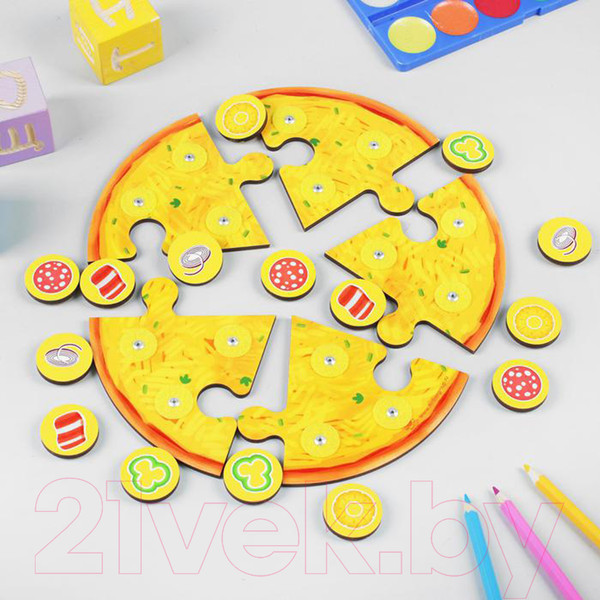 Изображение товара Развивающая игрушка Paremo Собери пиццу мясную / PE720-71