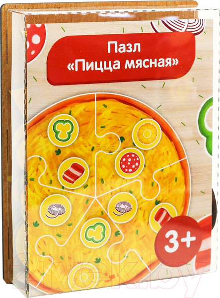 Изображение товара Развивающая игрушка Paremo Собери пиццу мясную / PE720-71