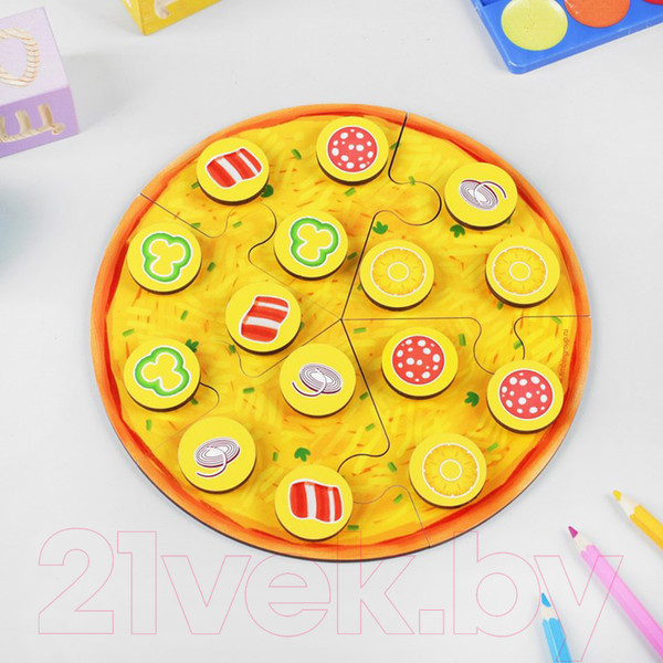 Изображение товара Развивающая игрушка Paremo Собери пиццу мясную / PE720-71