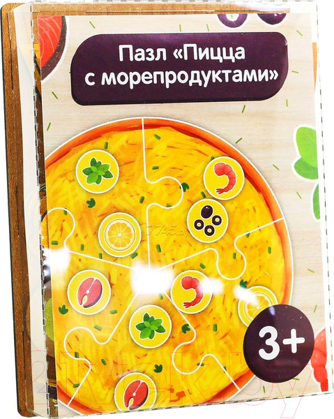 Изображение товара Развивающая игрушка Paremo Собери пиццу сморепродуктами / PE720-59