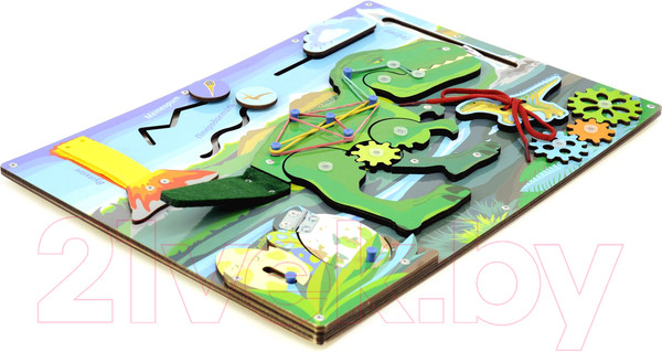 Изображение товара Бизиборд Paremo Бизиборд. Динозавр / PE720-199