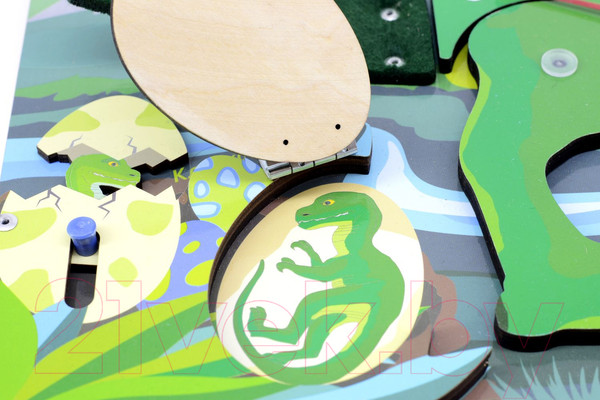 Изображение товара Бизиборд Paremo Бизиборд. Динозавр / PE720-199