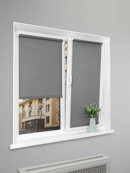 Изображение товара Рулонная штора Lm Decor Лайт LM 30-11C 110x160 (темно-серый)