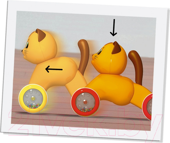 Изображение товара Игрушка-каталка Stellar Котик / 01931