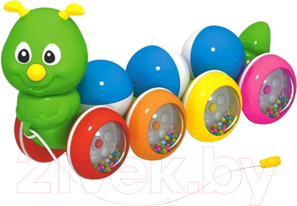 Изображение товара Игрушка-каталка Stellar Гусеница с шариками / 01391