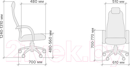 Изображение товара Кресло офисное Everprof Deco (экокожа/черный)