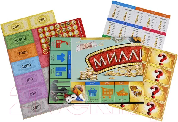 Изображение товара Настольная игра Умные игры Миллионер / 4690590123010