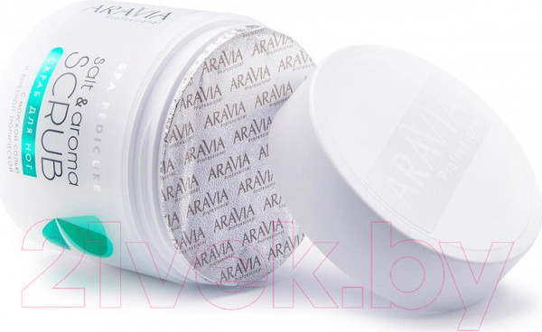 Изображение товара Скраб для ног Aravia Professional Salt&Aroma Scrub с морской солью и вербеной (300мл)
