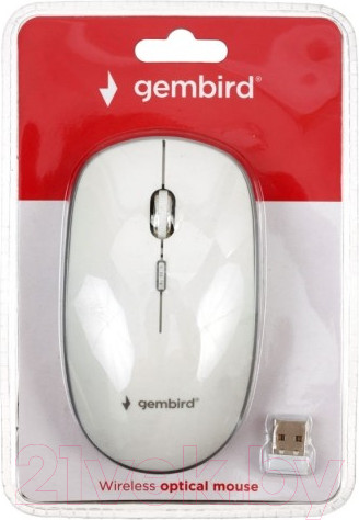 Изображение товара Мышь Gembird MUSW-4B-01-W (белый)