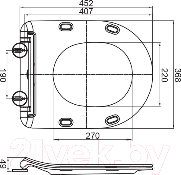 Изображение товара Сиденье для унитаза BelBagno BB2034SC