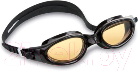 Изображение товара Очки для плавания Intex Pro Master / 55692 (черный/оранжевый)