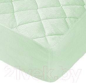 Изображение товара Наматрасник защитный Vegas Protect Cotton S1 80x195 (фисташковый)