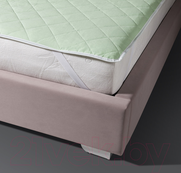 Изображение товара Наматрасник защитный Vegas Protect Cotton S4 90x190 (фисташковый)