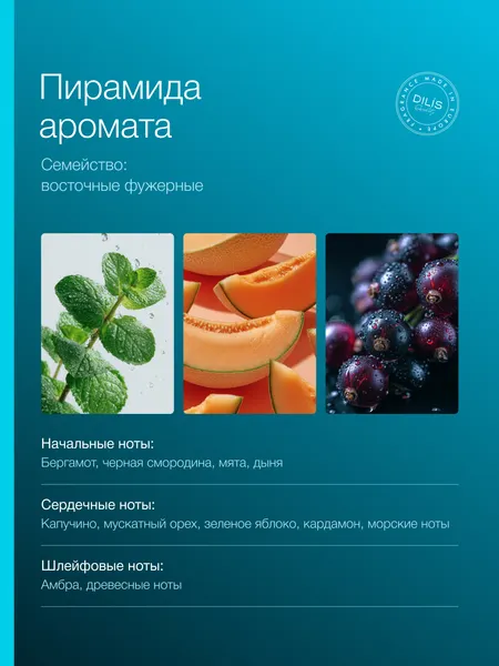 Изображение товара Туалетная вода Dilis Blue Ray (100мл)