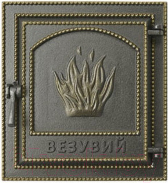 Изображение товара Дверца печная Везувий 211 (бронза)