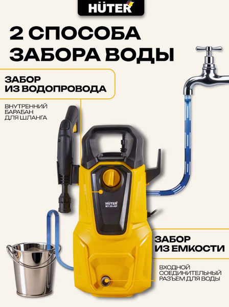 Изображение товара Мойка высокого давления Huter M135-HP (70/8/13)