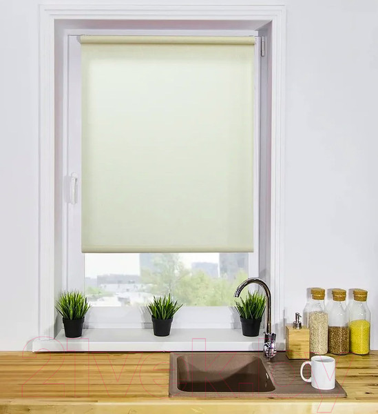 Изображение товара Рулонная штора Lm Decor Сакура LM 43-01C 140x170 (светло-бежевый)