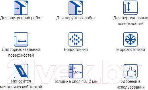 Изображение товара Гидроизоляция цементная Тайфун Мастер №43 (20кг)