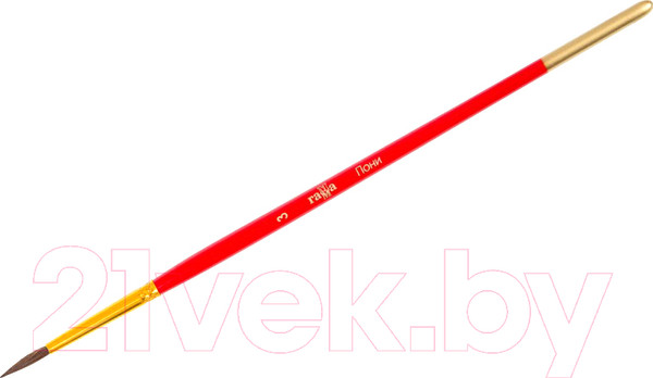 Изображение товара Кисть для рисования ГАММА Пони №3 / 280618.04.03