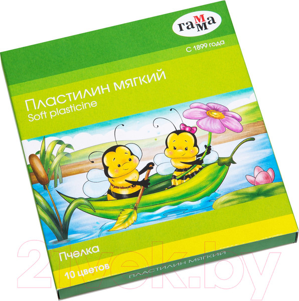 Изображение товара Пластилин ГАММА Пчелка / 280031Н (10цв)