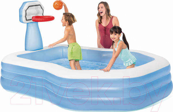 Изображение товара Надувной бассейн Intex Shootin Hoops Family Pool / 57183