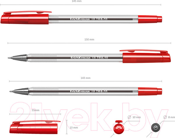 Изображение товара Ручка шариковая Erich Krause Ultra L-10 / 39433