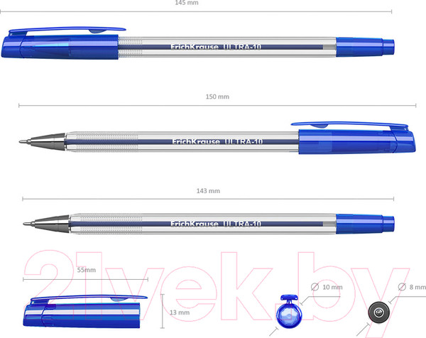 Изображение товара Ручка шариковая Erich Krause Ultra L-10 / 13873