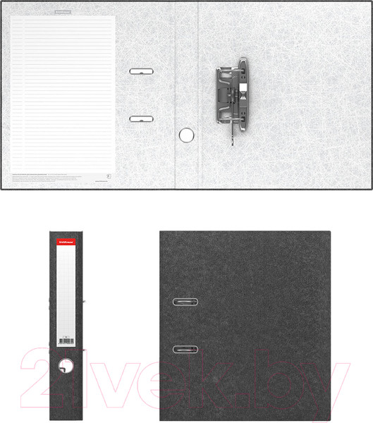 Изображение товара Папка-регистратор Erich Krause Basic мрамор / 70 (серый)