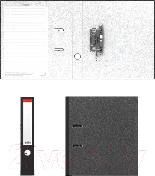 Изображение товара Папка-регистратор Erich Krause Original мрамор / 4671 (черный)