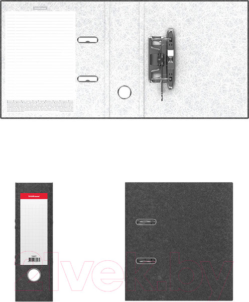 Изображение товара Папка-регистратор Erich Krause Basic мрамор / 36097 (серый)