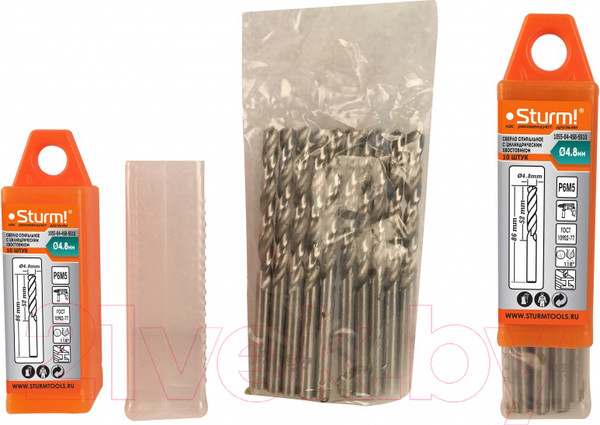 Изображение товара Набор сверл Sturm! 1055-04-4S8-SS10