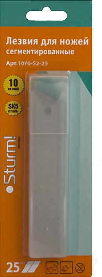 Изображение товара Набор сменных лезвий Sturm! 1076-S2-25