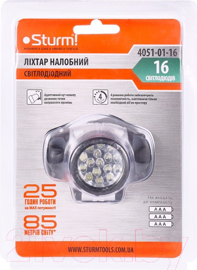 Изображение товара Фонарь Sturm! 4051-01-16