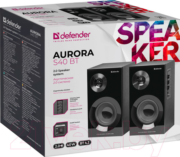 Изображение товара Мультимедиа акустика Defender Aurora S40 BT / 65240