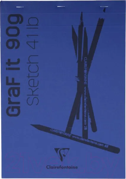 Изображение товара Скетчбук Clairefontaine 96732C (темно-синий)