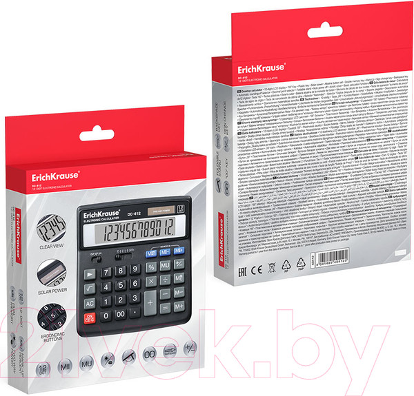 Изображение товара Калькулятор Erich Krause DC-412 / ЕК40412