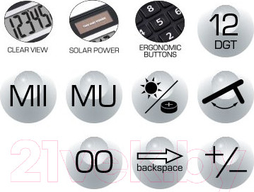 Изображение товара Калькулятор Erich Krause DC-412 / ЕК40412