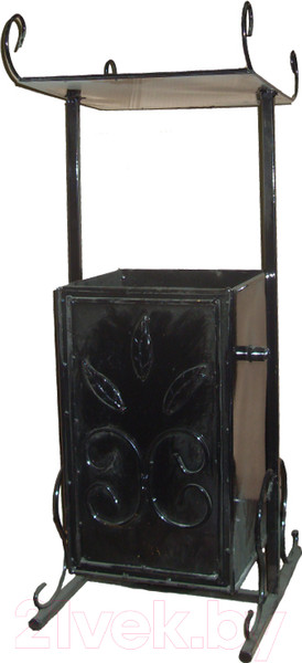 Изображение товара Урна уличная Станкоинструмент № 8 с крышей