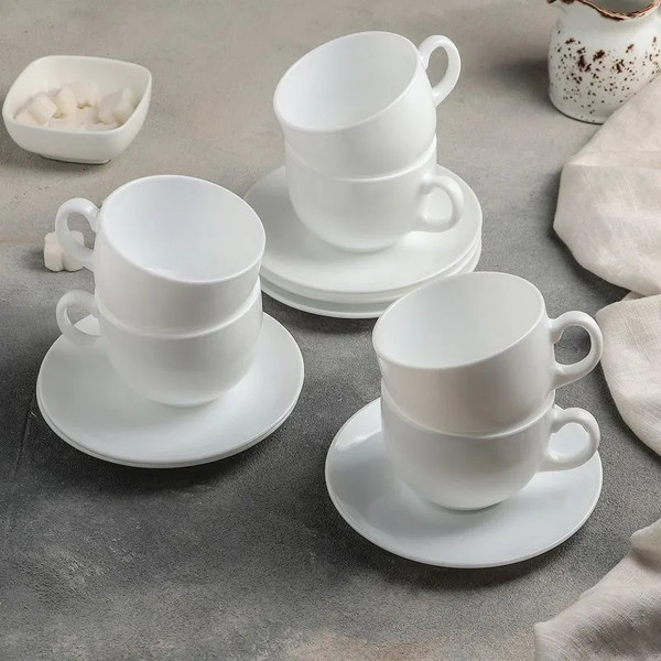 Изображение товара Набор для чая/кофе Luminarc Essense White P3380