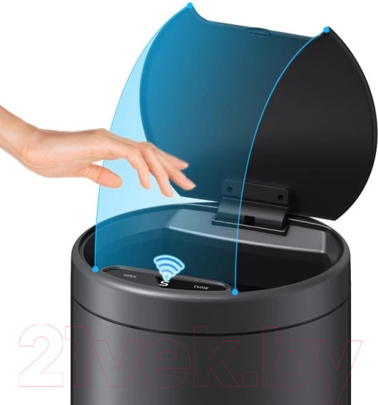 Изображение товара Сенсорное мусорное ведро JAVA Midy (9л, розовое золото)