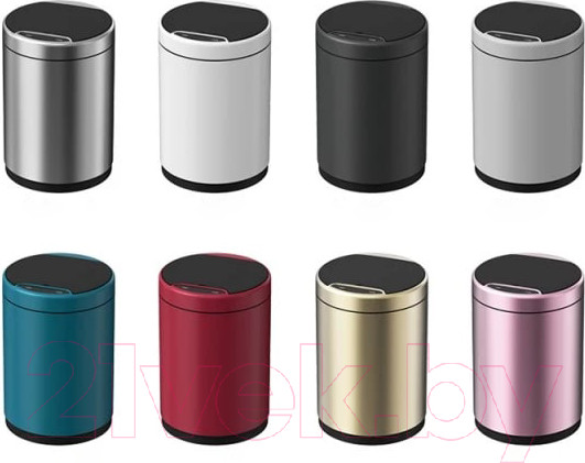 Изображение товара Сенсорное мусорное ведро JAVA Midy (9л, розовое золото)