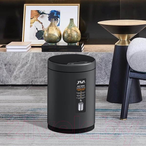 Изображение товара Сенсорное мусорное ведро JAVA Midy (9л, розовое золото)